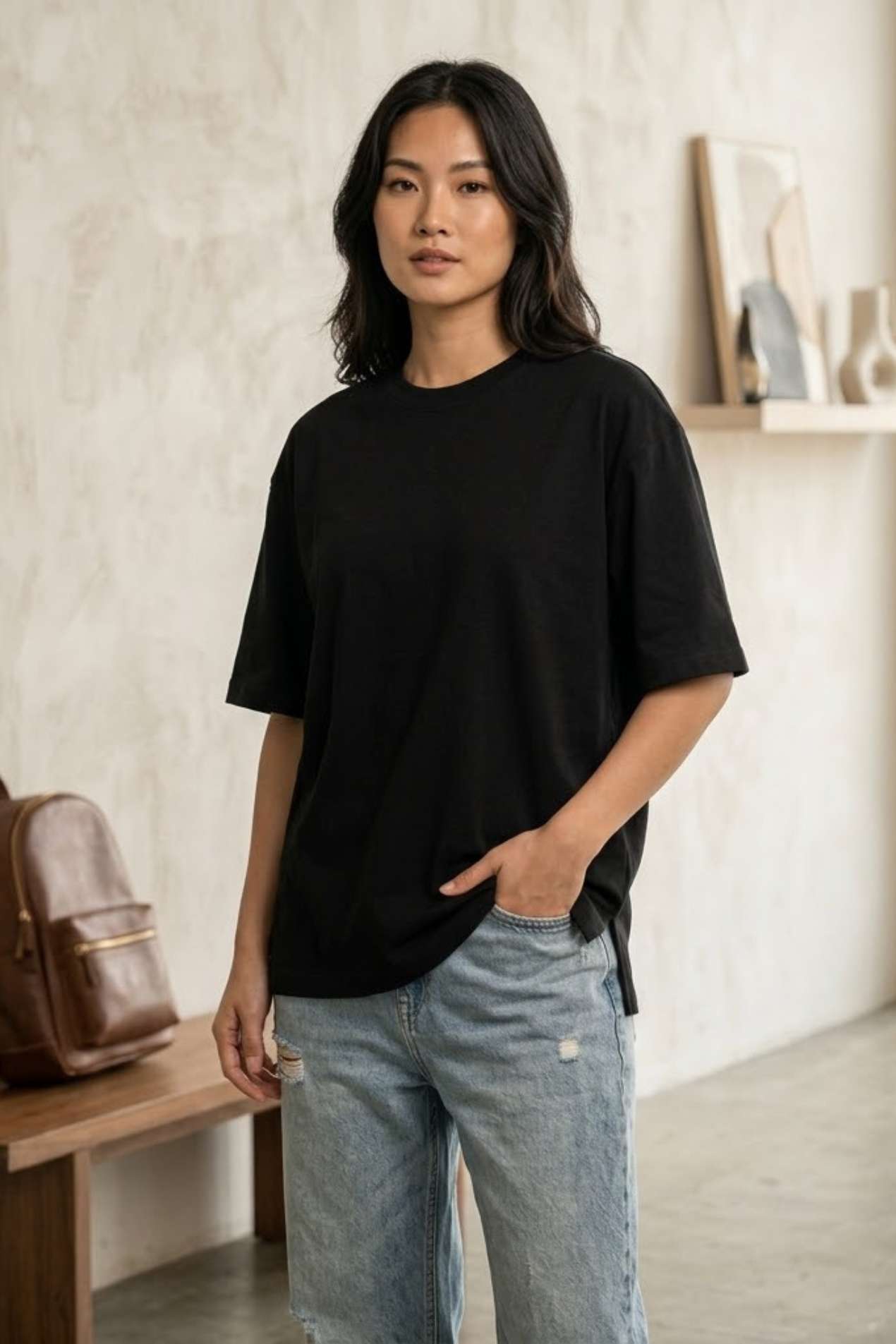 UNISEX AIRweave Oversized Fit Tee
